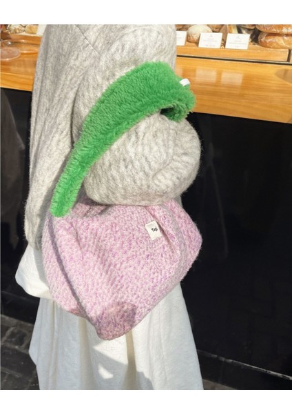 Suni Kürk Tote Yumuşak Peluş Tek Omuz Tote Çanta (Yurt Dışından) modelleri