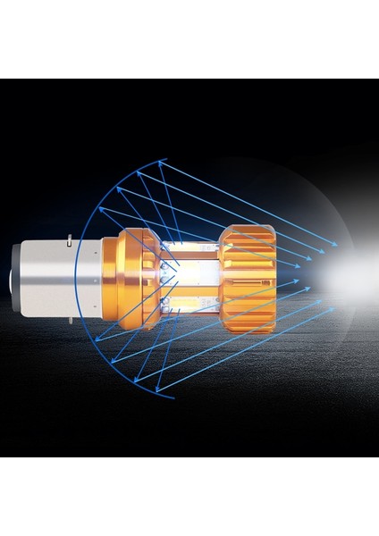 Ultra Parlak Kablolamasız Ampul Motosiklet LED Far (Yurt Dışından)