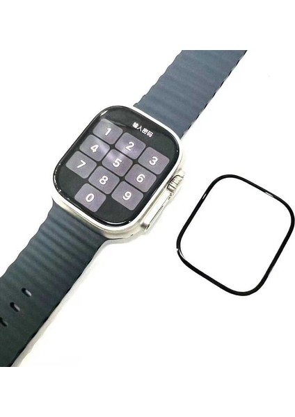 - Apple Watch Ultra 49MM - Ekran Koruyucu Pmma Pet Saat Ekran Koruyucu