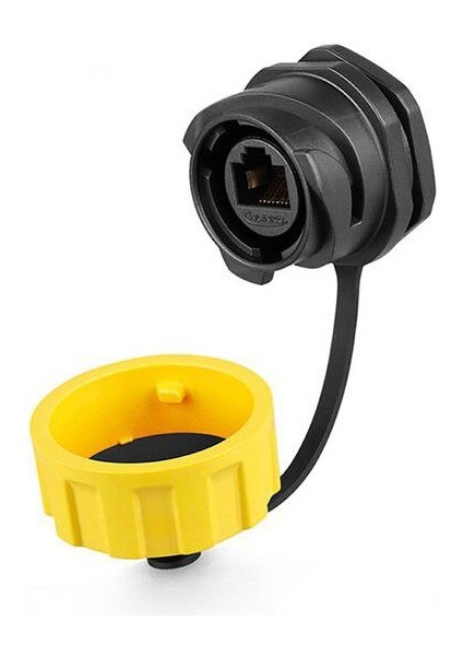 YM-24-C/RJ45/015/PE-42-001 Su Geçirmez RJ45 Konnektör - Dişi