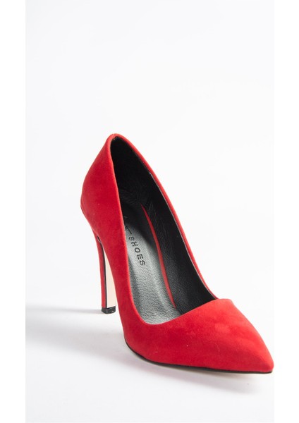 Kırmızı Süet Kadın Ince Topuklu Stiletto L253971502 indirimleri