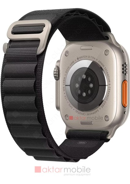Apple Watch Ultra 49 mm Uyumlu Kordon Alpine Loop Örgü Kayış