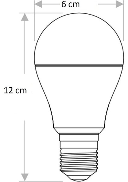 CT 4259 12W/6400K Sensörlü LED Ampul Beyaz