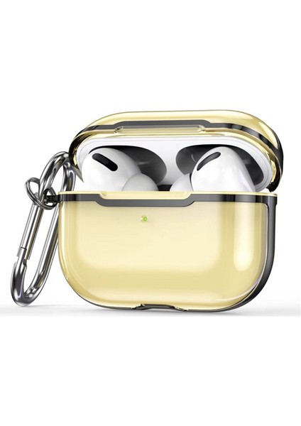 Uygulanabilir Airpods Pro Kaplama Şeffaf Koruyucu Kapak (Yurt Dışından)