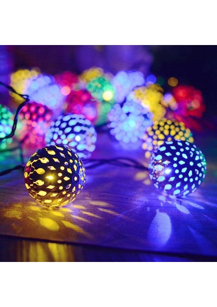 LED Dış Mekan Suya Dayanıklı Güneş Dize Işık 6.5m 30LEDS Bahçeler Düğün Partisi Için Içi Boş Top Lambası (Yurt Dışından) modelleri