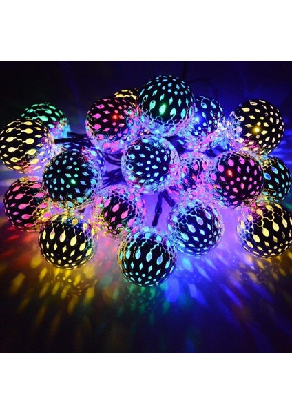 LED Dış Mekan Suya Dayanıklı Güneş Dize Işık 6.5m 30LEDS Bahçeler Düğün Partisi Için Içi Boş Top Lambası (Yurt Dışından) fırsatları