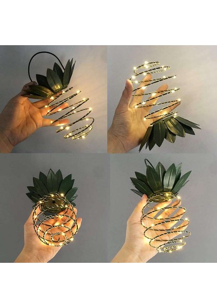 25 LED Asılı Güneş Ananas Işık Bahçe Yard Veranda Çim Balkon Için (Yurt Dışından) modelleri
