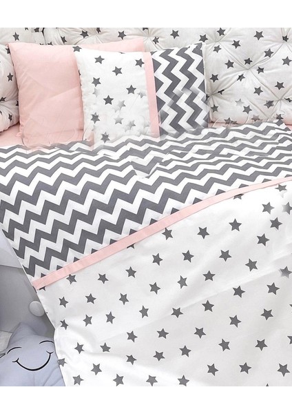 Bigstar Serisi Nevresim Takımı Pudra