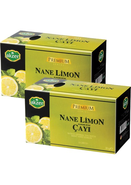 Nane Limon Çayı (2 Paket) (20'li Süzen Poşet*2 - 24*2 g)
