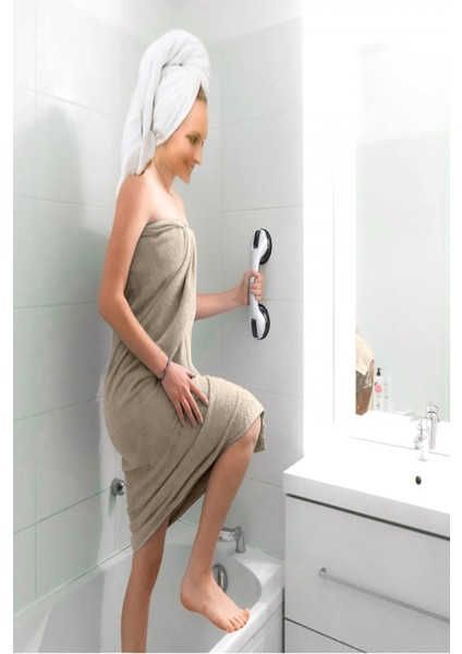 Vantuzlu Kilitli Banyo Lavabo Tutacağı Duşakabin Küvet Tutacağı Klozet El Desteği Lazımlık Aparatı