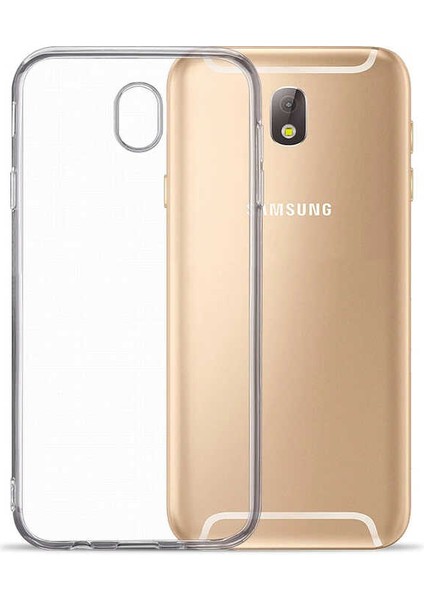 Galaxy J730 Pro Kılıf Için Tasarlanan Kristal Şeffaf Kaymaz Silikon Kılıf