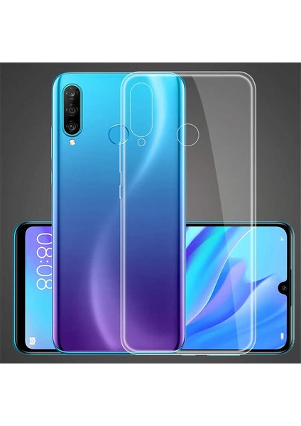 Huawei Honor 20 Lite Kılıf Için Tasarlanan Kristal Şeffaf Kaymaz Silikon Kılıf