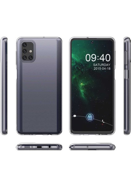 Galaxy M51 Kılıf Için Tasarlanan Kristal Şeffaf Kaymaz Silikon Kılıf modelleri