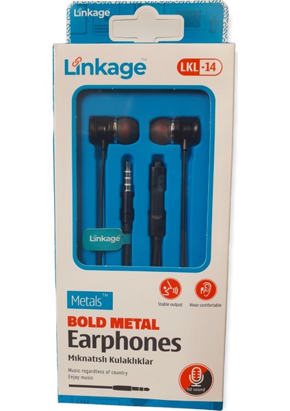 Lkl-14 Mikrofonlu Metal Kulaklık