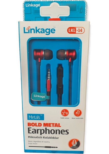 Lkl-14 Mikrofonlu Metal Kulaklık
