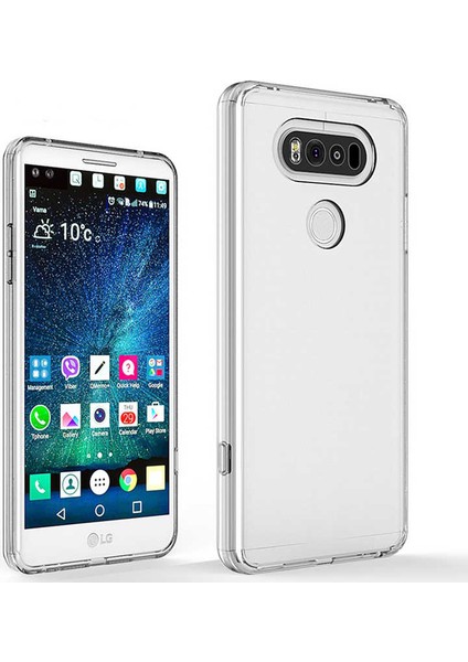 Lg V20 Kılıf Için Tasarlanan Kristal Şeffaf Kaymaz Silikon Kılıf fiyatları