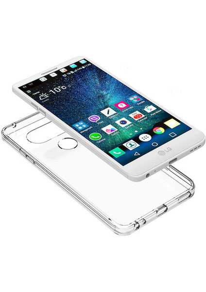 Lg V20 Kılıf Için Tasarlanan Kristal Şeffaf Kaymaz Silikon Kılıf fırsatları