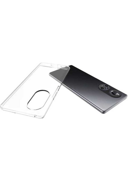 Huawei Nova 9 Kılıf Için Tasarlanan Kristal Şeffaf Kaymaz Silikon Kılıf