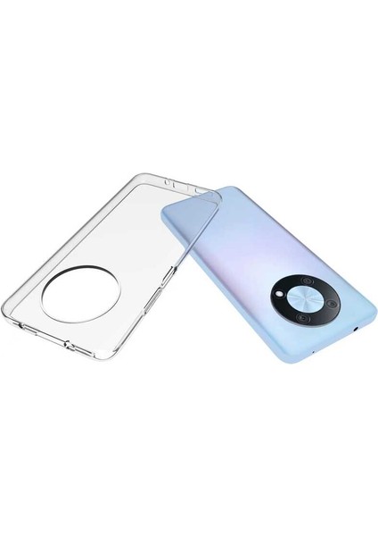 Huawei Nova Y90 Kılıf Için Tasarlanan Kristal Şeffaf Kaymaz Silikon Kılıf