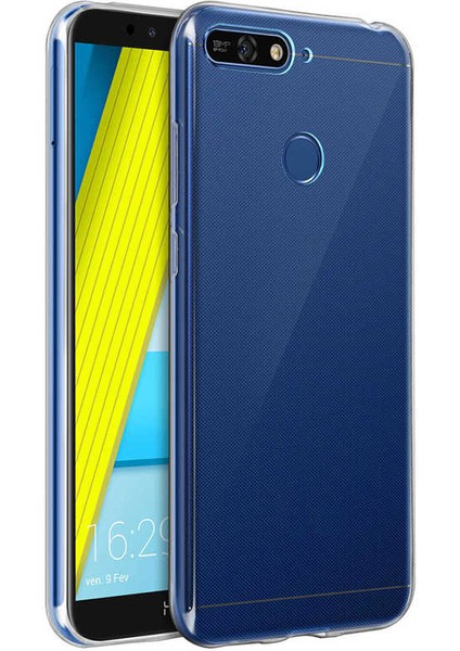 Huawei Y6 2018 Kılıf Için Tasarlanan Kristal Şeffaf Kaymaz Silikon Kılıf fiyatları