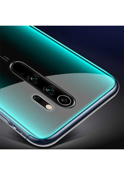 Xiaomi Redmi Note 8 Pro Kılıf Için Tasarlanan Kristal Şeffaf Kaymaz Silikon Kılıf