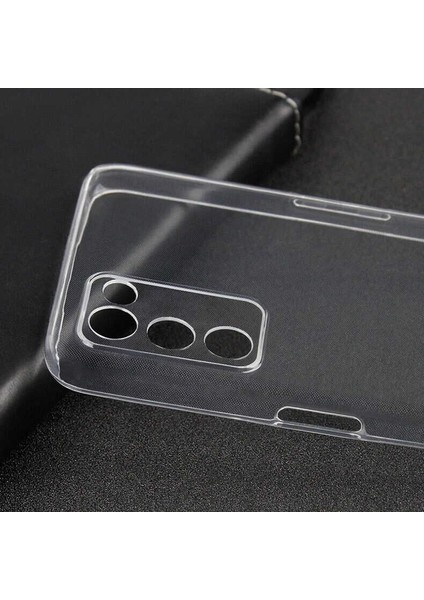 Oppo A55 5g Kılıf Için Tasarlanan Kristal Şeffaf Kaymaz Silikon Kılıf
