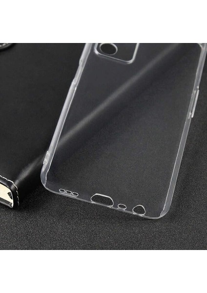 Oppo A55 5g Kılıf Için Tasarlanan Kristal Şeffaf Kaymaz Silikon Kılıf