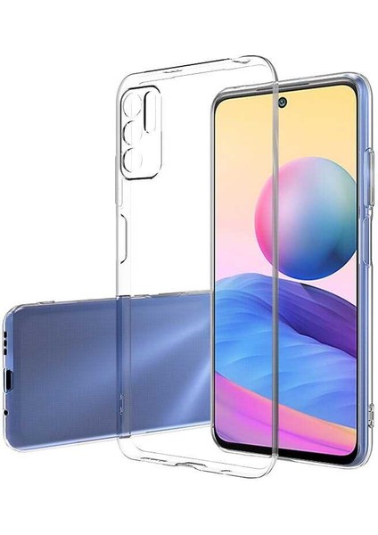 Xiaomi Redmi Note 10 5g Kılıf Için Tasarlanan Kristal Şeffaf Kaymaz Silikon Kılıf