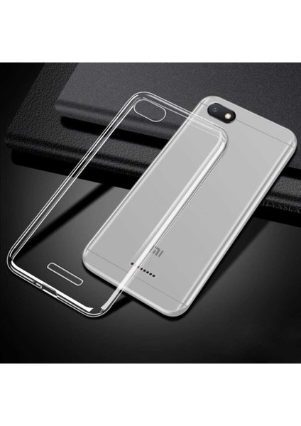 Xiaomi Redmi 6A Kılıf Için Tasarlanan Kristal Şeffaf Kaymaz Silikon Kılıf