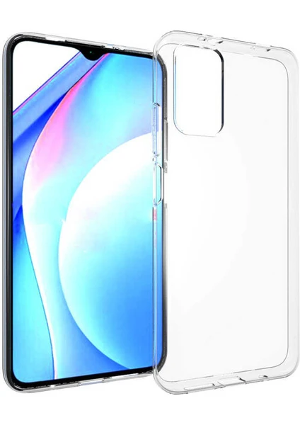 Kip GSM Xiaomi Redmi 9t Kılıf Için Tasarlanan Kristal Şeffaf Kaymaz Silikon Kılıf