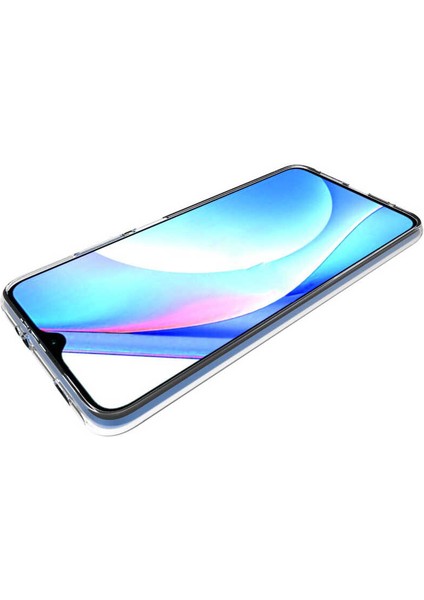 Xiaomi Redmi 9t Kılıf Için Tasarlanan Kristal Şeffaf Kaymaz Silikon Kılıf