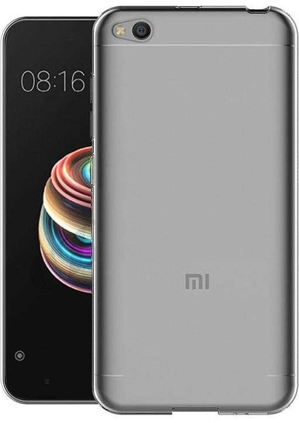 Xiaomi Redmi Go Kılıf Için Tasarlanan Kristal Şeffaf Kaymaz Silikon Kılıf