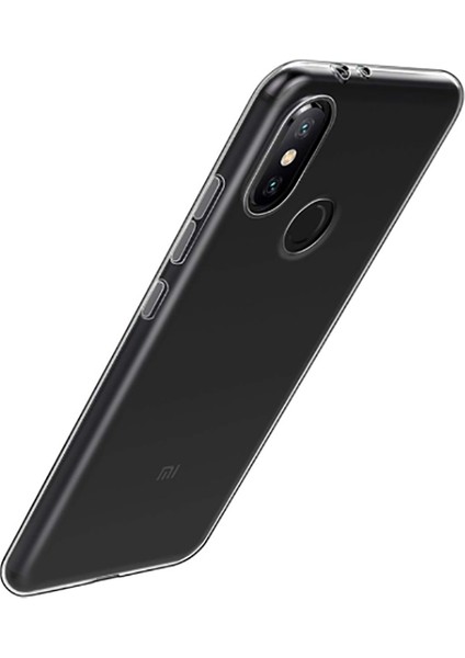 Xiaomi Redmi Note 5 Pro Kılıf Için Tasarlanan Kristal Şeffaf Kaymaz Silikon Kılıf