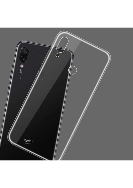 Kip GSM Xiaomi Redmi Note 7 Kılıf Için Tasarlanan Kristal Şeffaf Kaymaz Silikon Kılıf