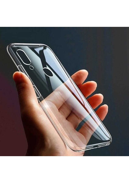 Xiaomi Redmi Note 7 Kılıf Için Tasarlanan Kristal Şeffaf Kaymaz Silikon Kılıf