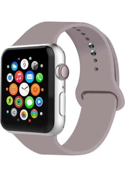 Apple Watch Seri 1/2/3/4/5/6/7/8/SE/Ultra 38mm 40mm 41mm 42mm 44mm 45mm 49mm Kordon Kayış Bileklik Klasik Kaliteli Silikon