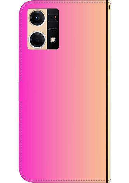 Oppo Reno 7 4g Için Ayna Pu Kılıfı (Yurt Dışından)