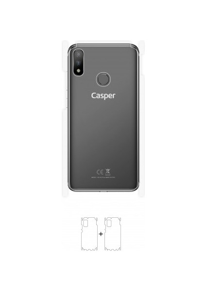 Casper Vıa A3 Plus Arka Yan Koruyucu Darbe Emici Poliüretan Film Amerika Üretimi