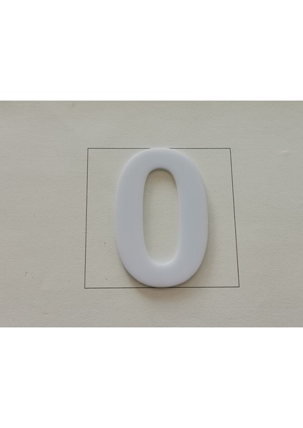 Kapı Numarası 25 cm Beyaz Pleksi Kendinden Yapışkanlı Bina Daire Villa Kapı Numarası Arial Yazı Tipi fiyatları