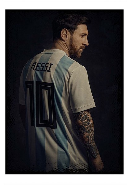 Lionel Messi Futbol Hediyelik Mdf Tablo