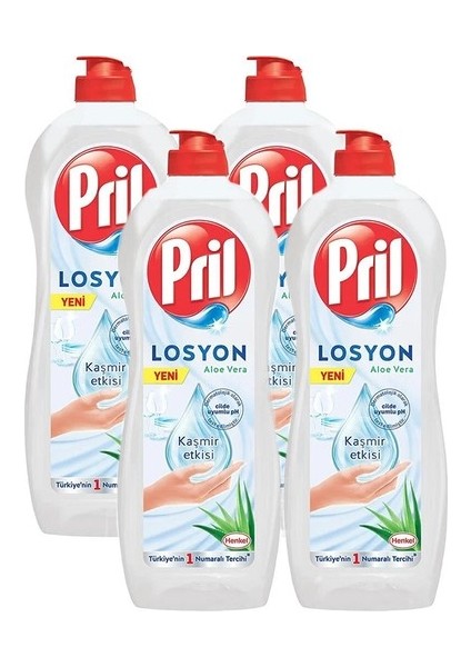 Losyon Aloe Vera Bulaşık Deterjanı 4 x 750 ml