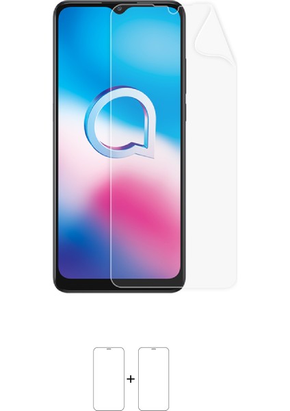 Alcatel 3x 2020 Ekran Koruyucu Darbe Emici Poliüretan Film Amerika Üretimi