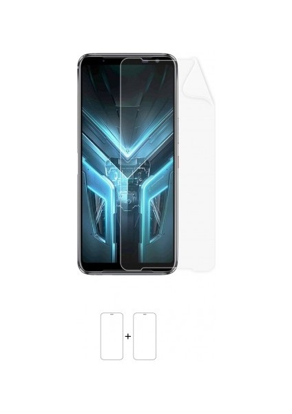 Asus Rogphone 3 Strix Edition Ekran Koruyucu Darbe Emici Poliüretan Film Amerika Üretimi