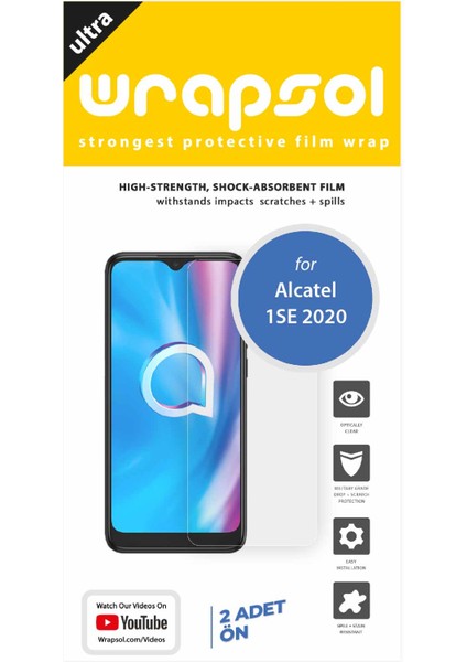 Alcatel 1se 2020 Ekran Koruyucu Darbe Emici Poliüretan Film Amerika Üretimi fiyatları
