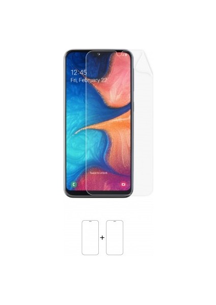 Galaxy A20E Ekran Koruyucu Darbe Emici Poliüretan Film Amerika Üretimi