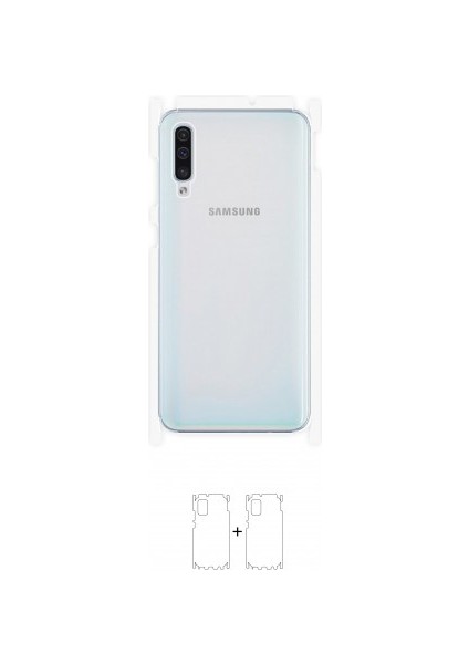 Galaxy A50 Arka Yan Koruyucu Darbe Emici Poliüretan Film Amerika Üretimi