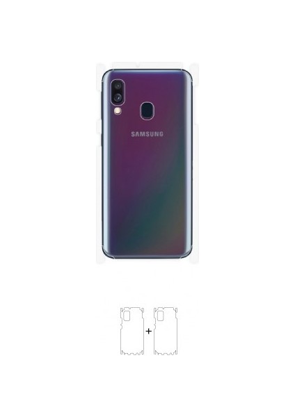 Galaxy A40 Arka Yan Koruyucu Darbe Emici Poliüretan Film Amerika Üretimi