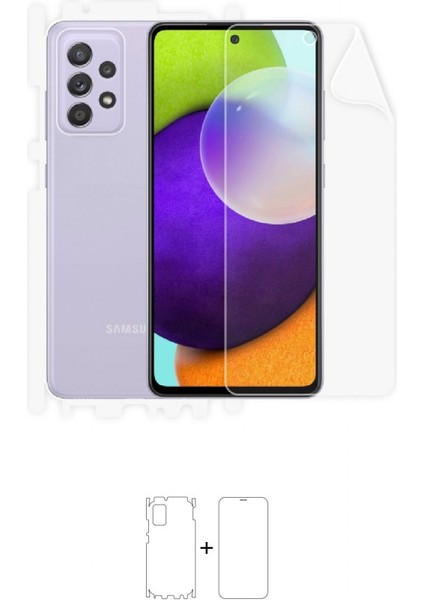 Galaxy A52S 5g Full Body Ekran Koruyucu Ön Arka Yan Darbe Emici Poliüretan Film