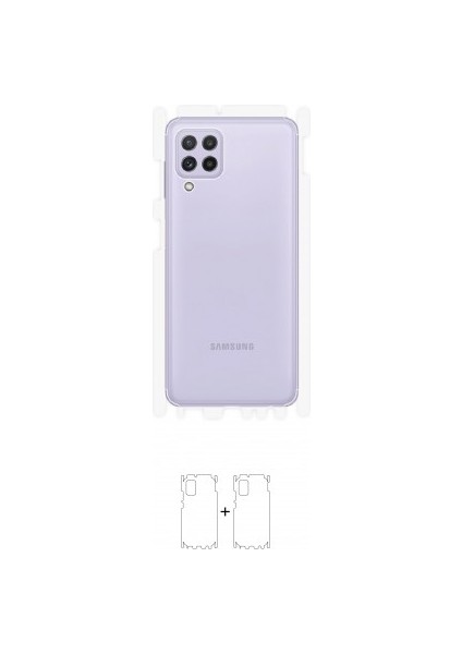 Galaxy A22 5g Arka Yan Koruyucu Darbe Emici Poliüretan Film Amerika Üretimi