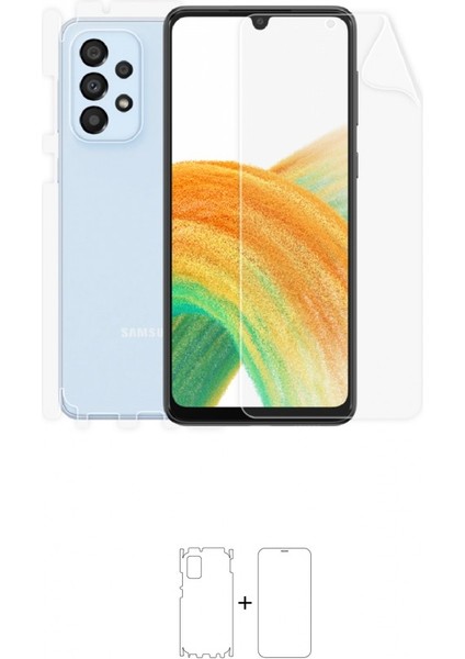 Galaxy A33 5g Full Body Ekran Koruyucu Ön Arka Yan Darbe Emici Poliüretan Film